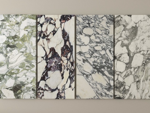 现代轻奢石材 大理石 岩板 护墙板 潘多拉 石材墙饰板su模型