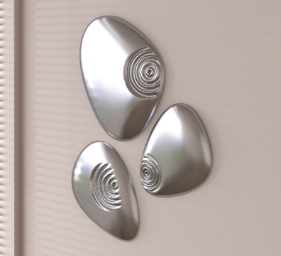 现代简约挂件 立体墙饰su模型