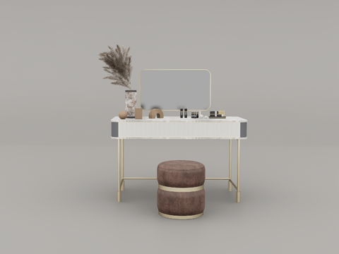 梳妆台su模型