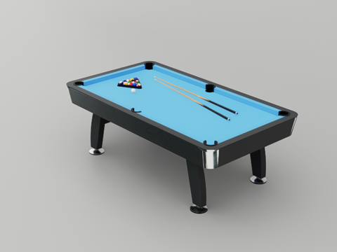 台球桌su模型