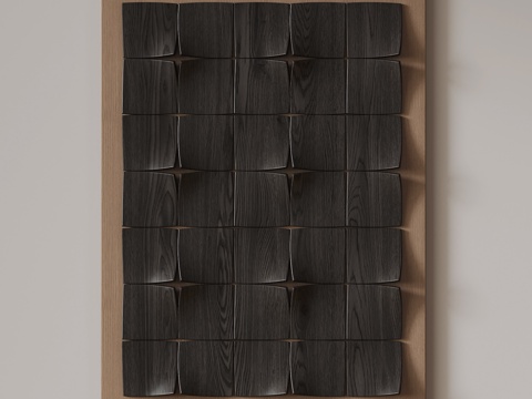 现代意式墙饰 装饰画su模型