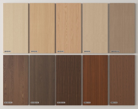 现代木饰面 护墙板 墙饰板 木饰面背景墙su模型