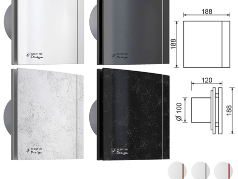  排气扇 换气扇3d模型 