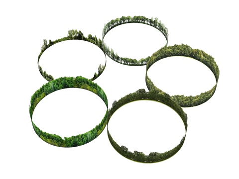 现代背景林 背景树林 球天背景林 远景树林 公园背景 植物背su模型