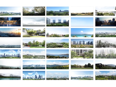 现代其他材质 环绕背景 户外背景 城市背景 环境贴图su模型