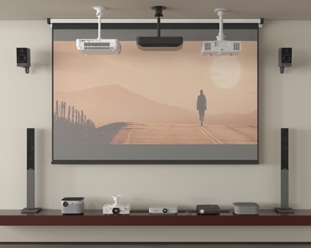 数码器材 投影仪 投影幕布 投影设备 音响su模型