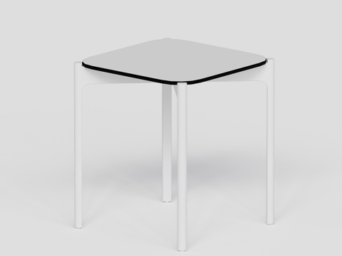 DEDON - 现代户外桌 吧桌 方桌金属吧桌su模型