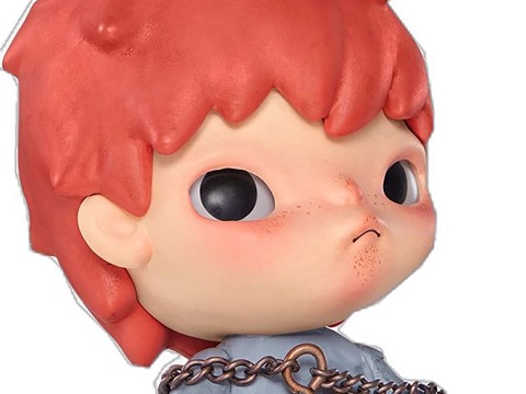 网红店铺装饰 网红打卡玩偶 网红商场打卡玩偶 手办 潮玩装饰su模型