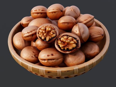 一筐核桃su模型