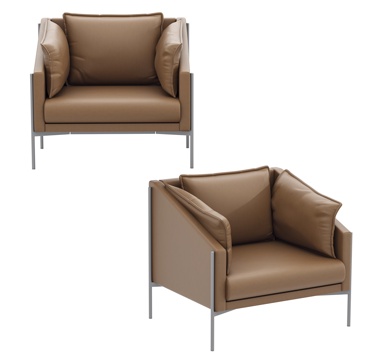 现代单人沙发 办公沙发 休闲沙发 洽谈沙发 休闲椅 洽谈椅su模型