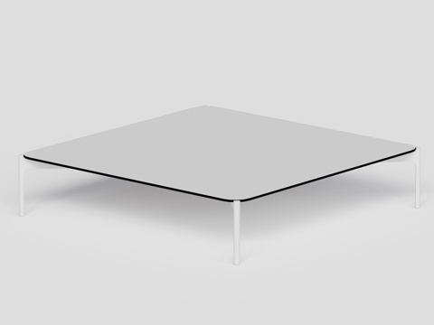 DEDON - 现代户外桌 方桌 方几 茶几 边几su模型