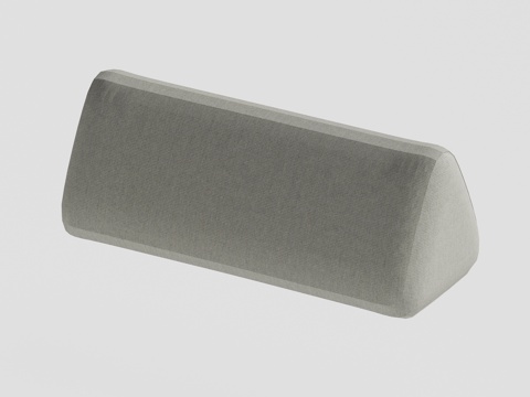 DEDON - 现代户外软包 抱枕 三角形形腰枕su模型