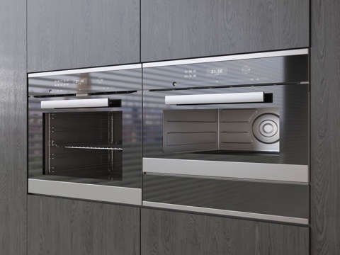 现代烤箱 蒸箱 嵌入式烤箱su模型