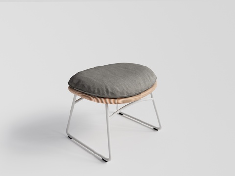 DEDON - 现代户外凳 休闲椅脚踏su模型