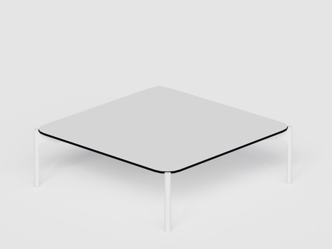 DEDON - 现代户外桌 方桌 方几 茶几 边几su模型