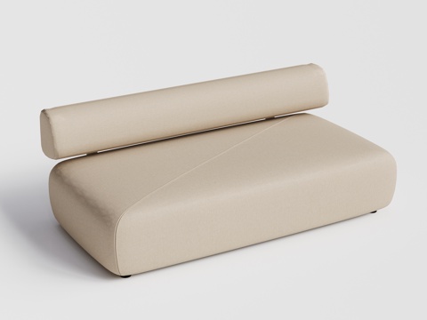 DEDON - 现代户外沙发 双人沙发 无扶手沙发su模型