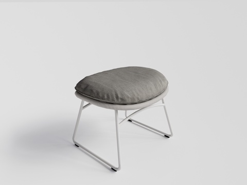 DEDON - 现代户外凳 休闲椅脚踏su模型