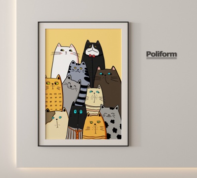 现代儿童挂画 卡通挂画组合 装饰挂画su模型