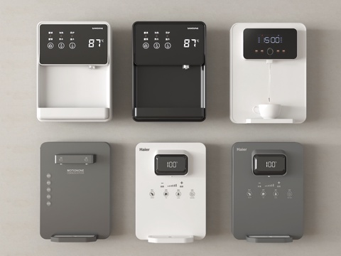 饮水机 直饮机 净水器su模型