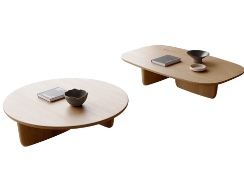 现代茶几su模型