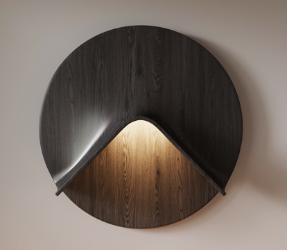 现代意式墙饰 挂件su模型