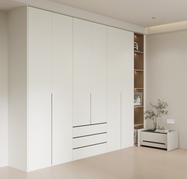 现代衣柜 床头柜su模型