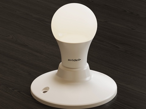 现代灯泡 声控灯 节能灯 LED灯su模型