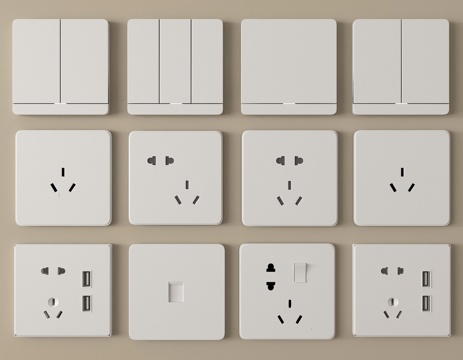 现代开关su模型