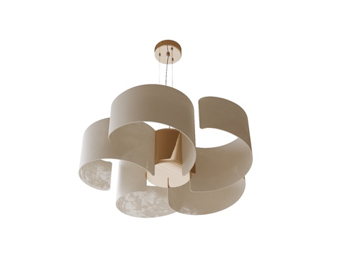 现代吊灯su模型