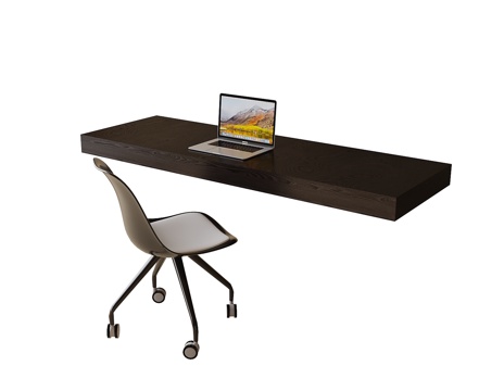 现代书桌椅su模型