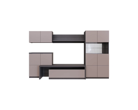  Mirlachev 整墙电视柜3d模型 