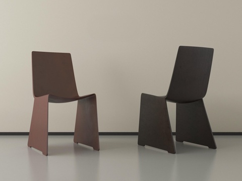 现代休闲椅   餐椅 单椅su模型