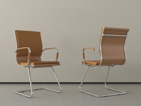 现代休闲椅   办公椅 会议椅   培训椅 扶手椅su模型