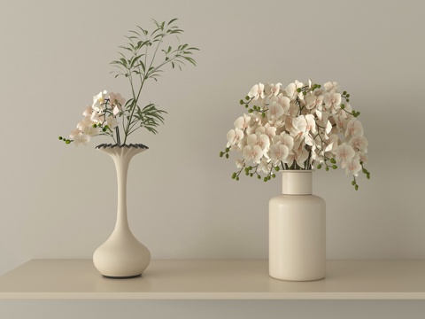 花艺摆件su模型