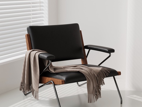 法式复古休闲椅su模型