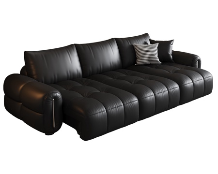 现代沙发床su模型