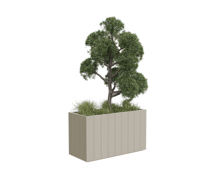  Serralunga 花箱绿植3d模型 