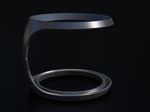  现代 金属台灯  简约台灯3d模型 