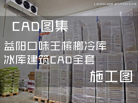 益阳口味王槟榔冷库冰库建筑CAD施工图全套cad施工图