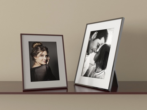 现代装饰画框su模型