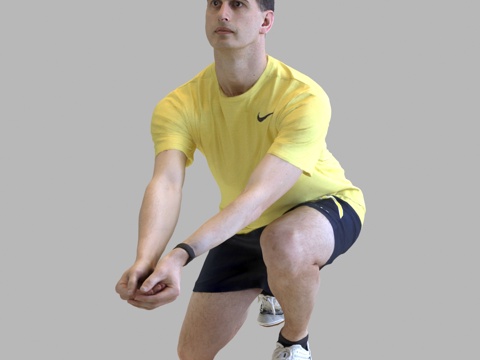 现代人物 三维人物 站姿男人 运动人物su模型