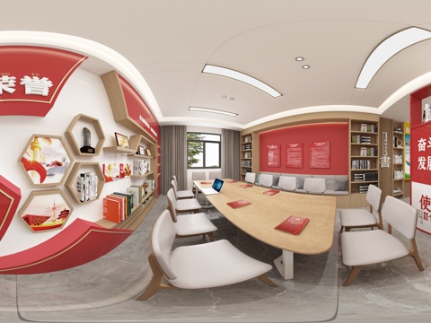  党建文化小会议室 