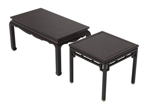 中式桌子  实木桌 餐桌  长方形桌su模型