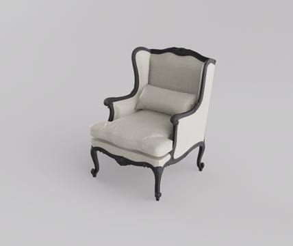 单人沙发su模型