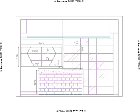 KTV包间影音室cad施工图