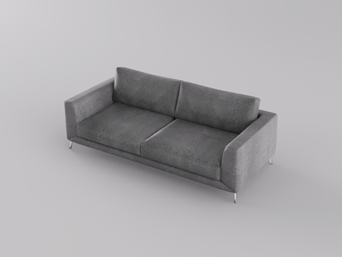 双人沙发su模型