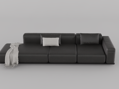 休闲沙发su模型