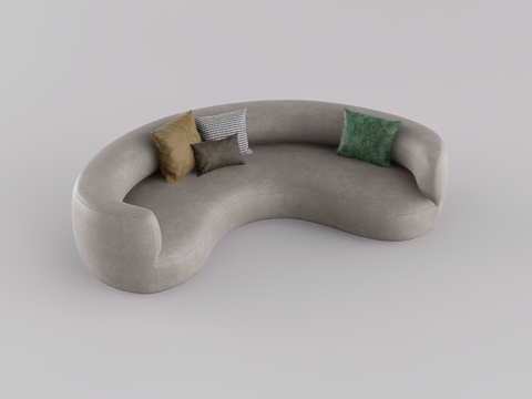 休闲沙发su模型