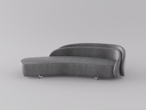 双人休闲沙发su模型