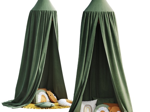  现代奶油风 Fantasyroo 儿童帐篷 顶篷3d模型 